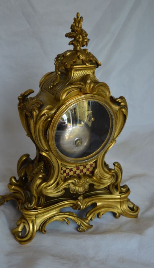 fig 1. J B Baillon of Paris Gilt Bronze Mantel Clock