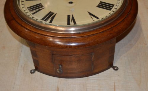 fig 1. GvR Fusee Dial Wall Clock, Potts of Leeds