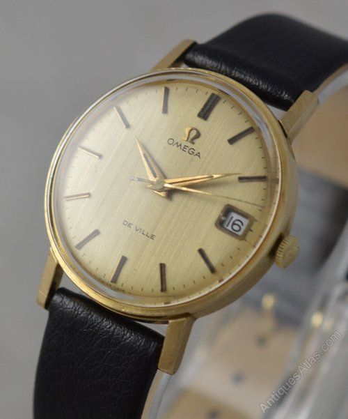 fig 1. 1964 Omega 9K Gold Wristwatch