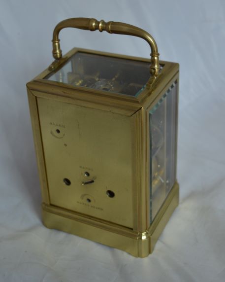 fig 1. Mottu of Paris Striking Carriage Clock