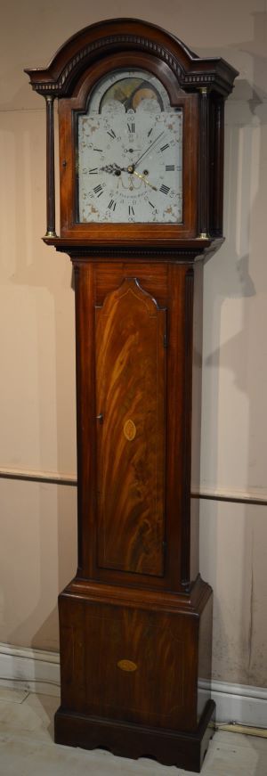 Fulford Plymouth Georgian Moon Phases Longcase Grandfather Clock