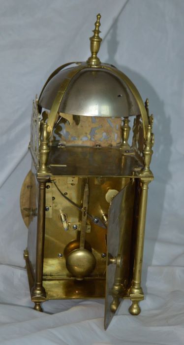 fig 1. A Victorian Twin Fusee Lantern Clock