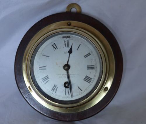 Small Ships Clock, Browne & Sons London