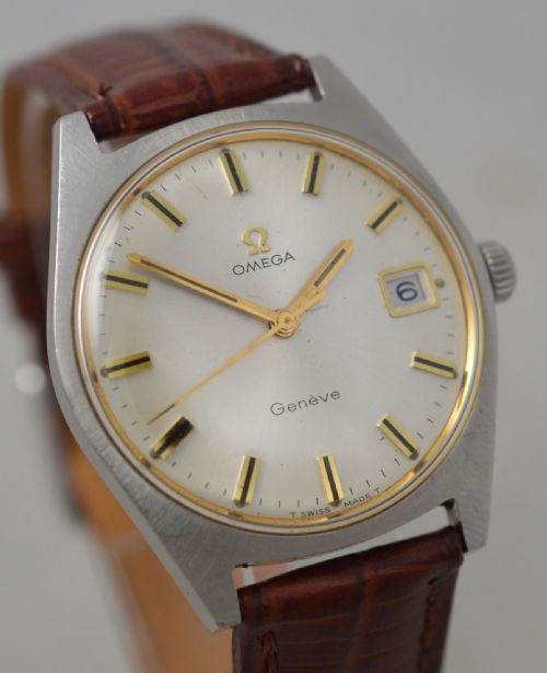 fig 1. 1968 Omega Geneve Wristwatch