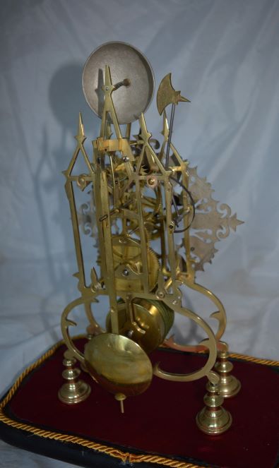 fig 1. A Victorian Skeleton Clock