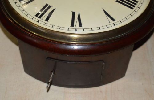 fig 1. S B Gaze London Georgian Fusee Dial Wall Clock