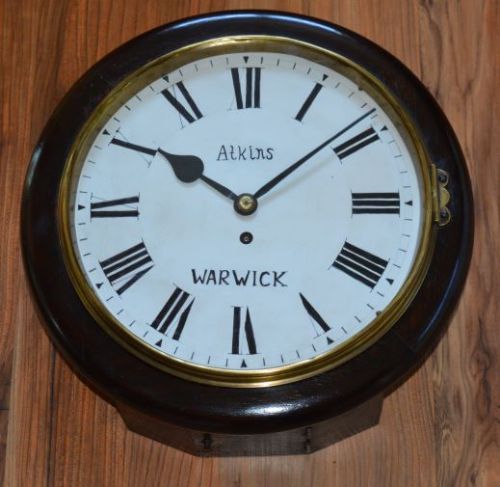 Atkins of Warwick Fusee Dial Wall Clock