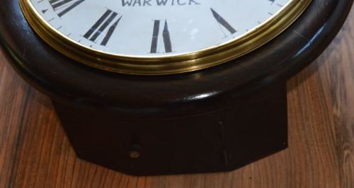 fig 1. Atkins of Warwick Fusee Dial Wall Clock
