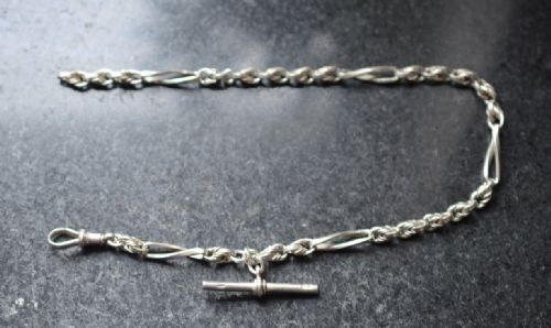 Silver Pocket Watch Chain 1897