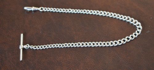 Victorian Silver Pocket Watch Chain