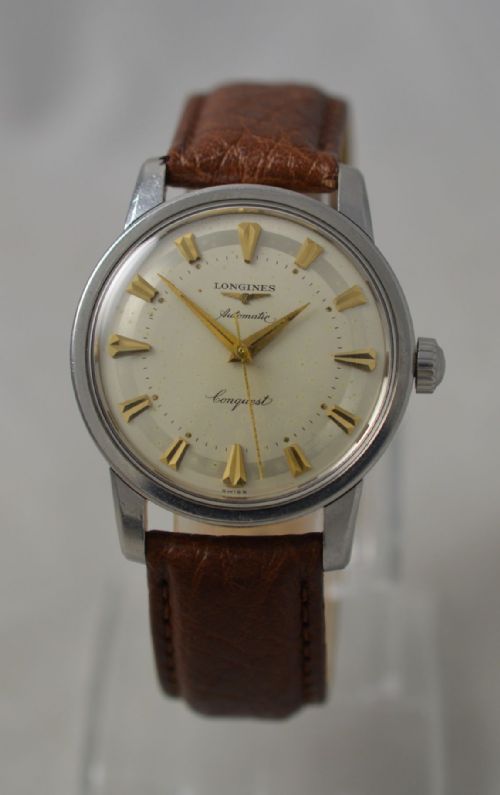 1959 Longines Conquest Automatic with Box & Papers