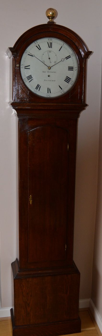 Robert Hinmers, Edinburgh Small Longcase/grandfather Clock