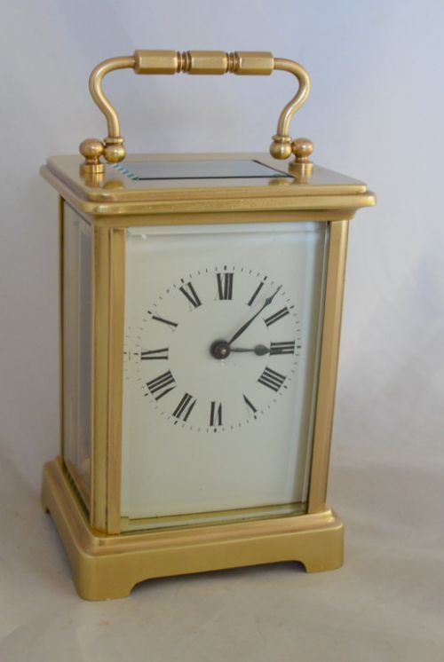 A French Brass Cased Carriage Clock