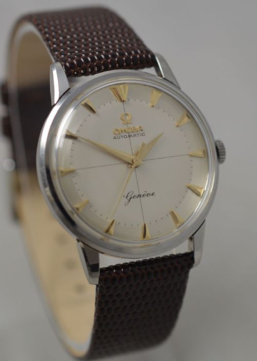 fig 1. 1959 Omega Geneve Automatic Wristwatch