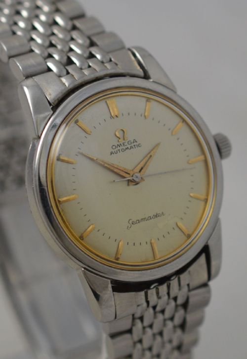 fig 1. 1954 Omega Seamaster 'Bumper' Wristwatch