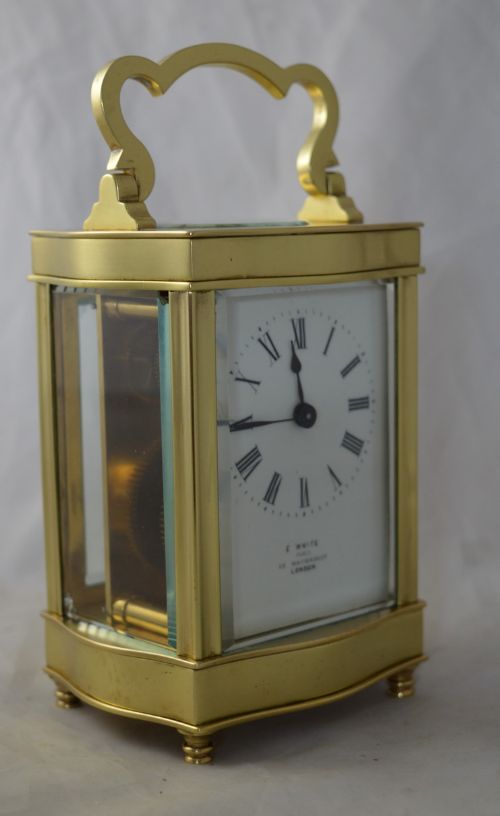fig 1. E White of London Carriage Clock