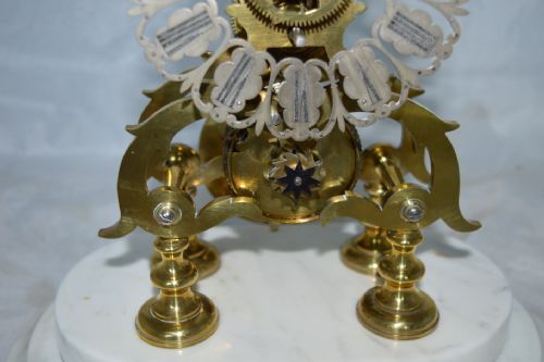 fig 1. A Victorian Fusee Skeleton Clock