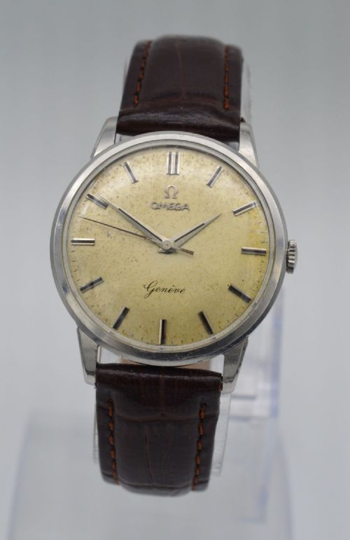 1961 Omega Geneve Stainless Steel Wristwatch