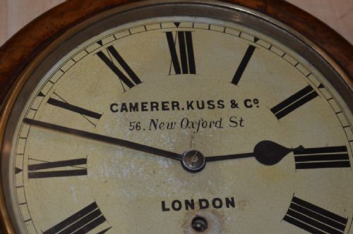 fig 1. Camerer Kuss Victorian Wall Clock