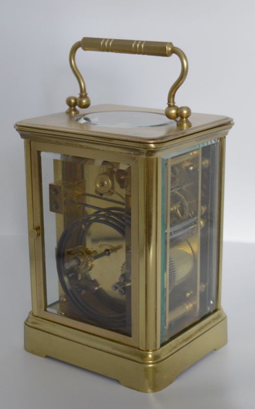 fig 1. Striking Carriage Clock, Lovegrove & Flint
