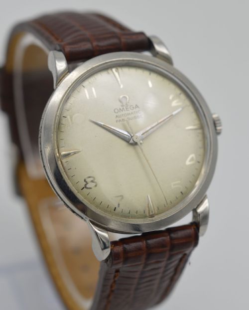fig 1. 1947 Omega Automatic 'Bumper' Wristwatch