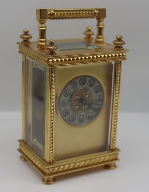 A French Decorative Carriage Clock