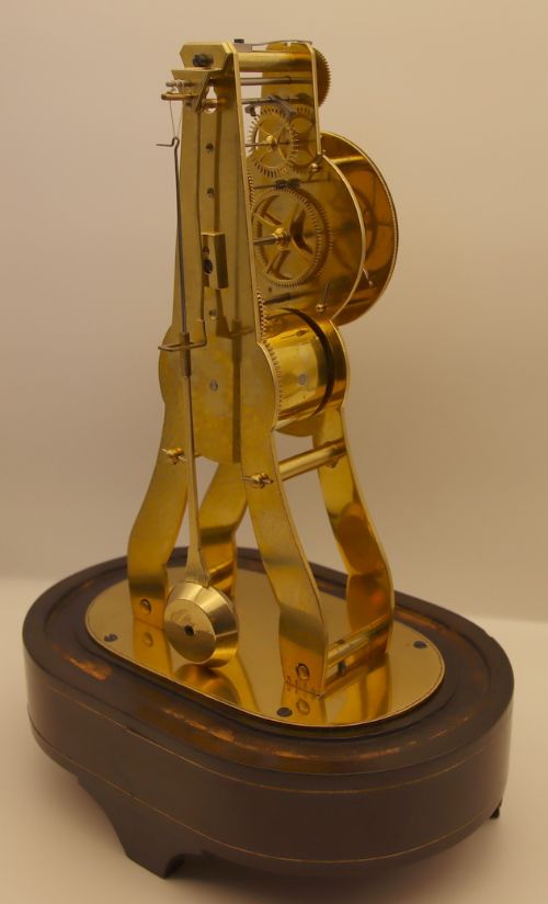 fig 1. A Small French Skeleton Clock