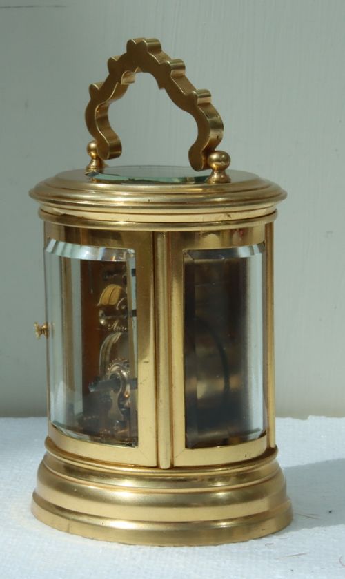 fig 1. A Miniature Oval Carriage Clock