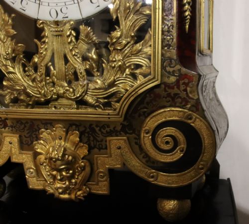 fig 2. Arsandaux of Paris Boulle Wall Bracket Clock