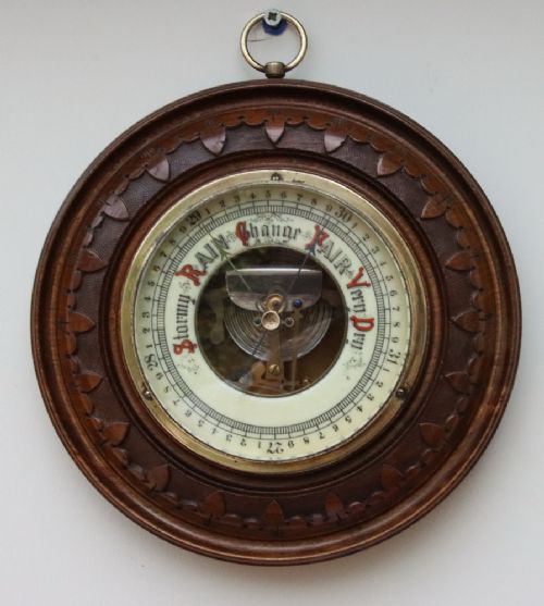 An Edwardian Aneroid Wall Barometer