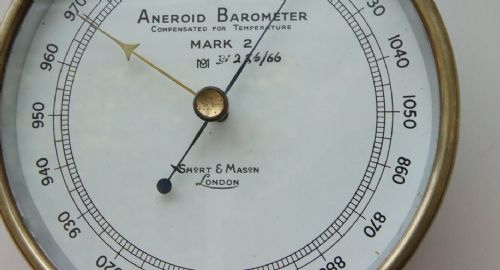 fig 1. An Aneroid Mark 2 Wall Barometer