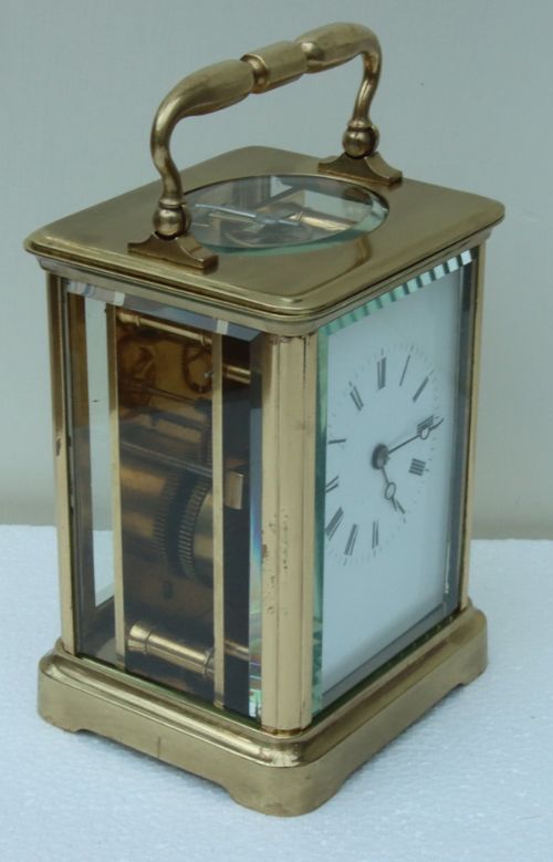 fig 1. A French Carriage Clock Retailed by Boxell of Brighton