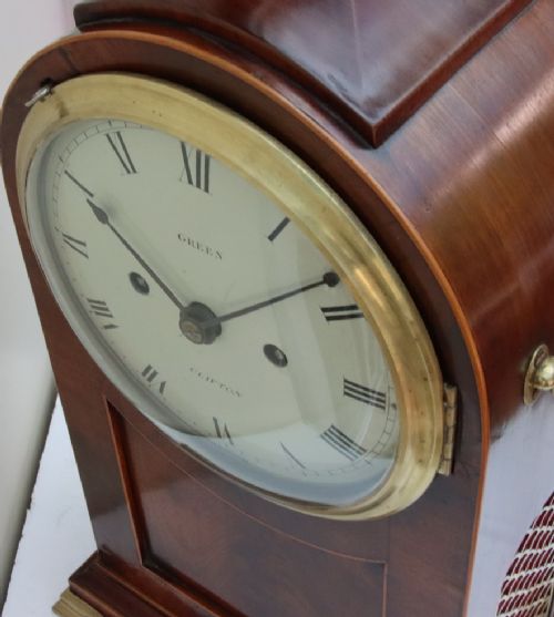 fig 1. Green of Clifton, Bristol Georgian Bracket/Table clock