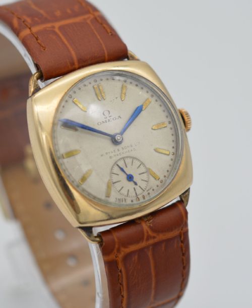 fig 1. 1935 Omega 'Tank' Wristwatch