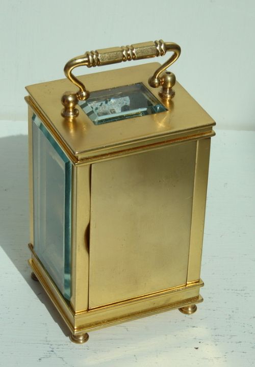 fig 1. A Drocourt Miniature Carriage Clock