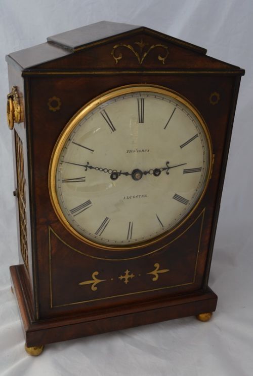 Thomas Iorns, Alcester Twin Fusee Bracket/table Clock