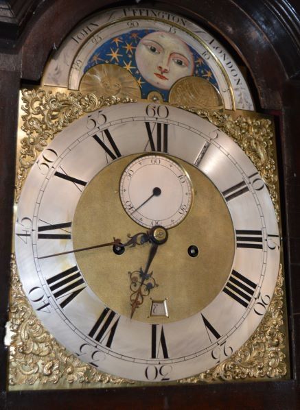 fig 2. John Uffington, London Moon Phase Longcase Grandfather Clock