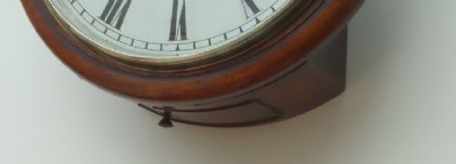 fig 1. Evershed, Brighton Fusee Dial Wall Clock