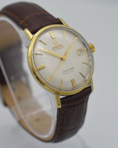 fig 1. 1966 Omega Seamaster De Ville with Linen Dial