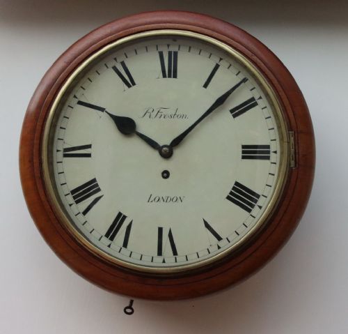 R Friston, London Fusee Dial Wall Clock