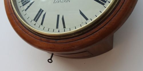 fig 1. R Friston, London Fusee Dial Wall Clock