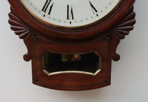 fig 1. Thomas Church, London Fusee Dial Wall Clock