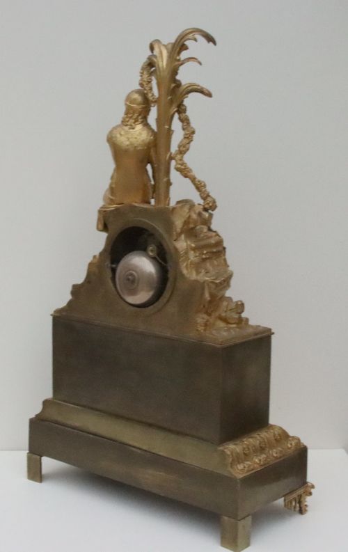 fig 1. Dupont of Paris Gilded Bronze Mantel Clock