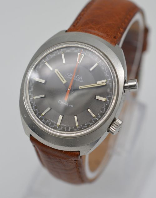 fig 1. 1968 Omega Chronostop Wristwatch