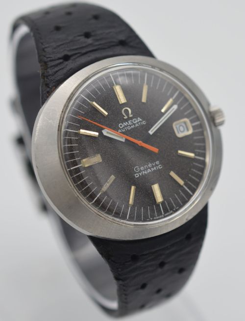 fig 1. 1969 Omega Geneve Dynamic, Original Strap and Buckle