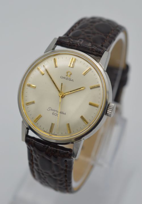 fig 1. 1966 Omega Seamaster 600 with Paperwork