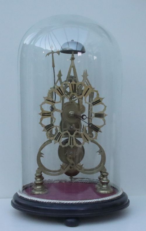 A Victorian Skeleton Clock