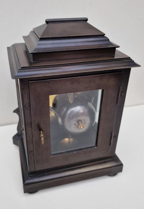 fig 1. Samuel Jefferson, London Rare Twin Fusee Small Mantel Clock