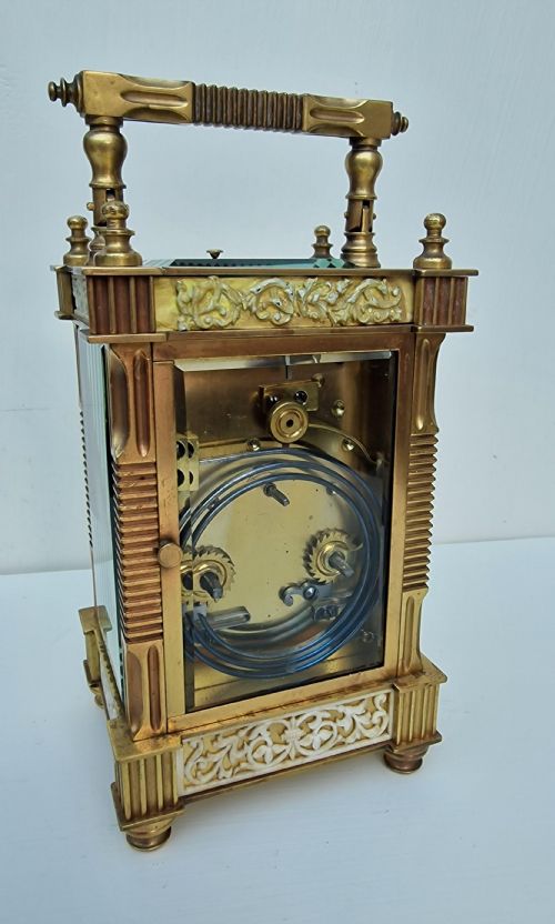 fig 1. A Decorative Striking Carriage Clock