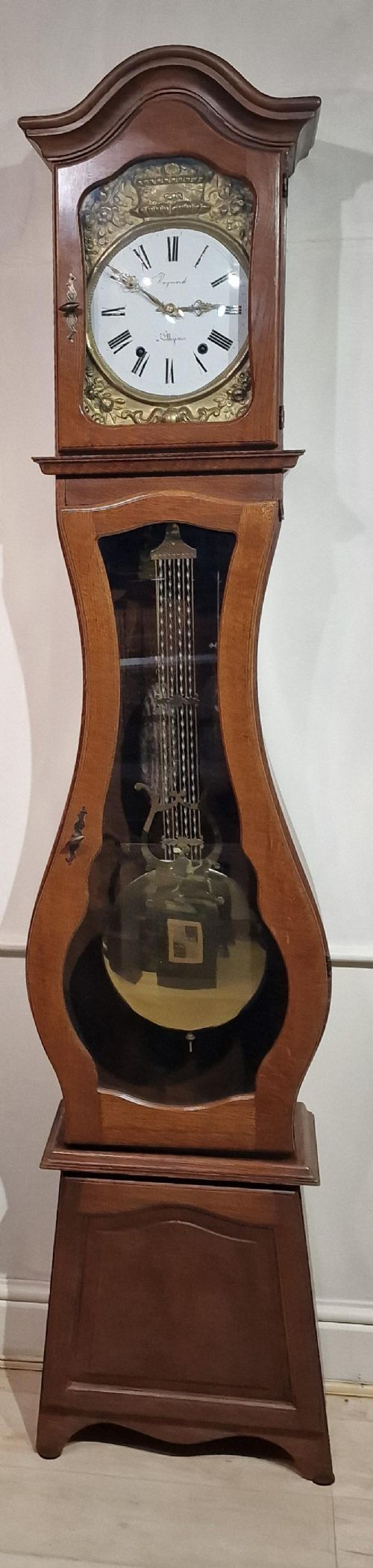 A French Comptoise Longcase Grandfather Clock